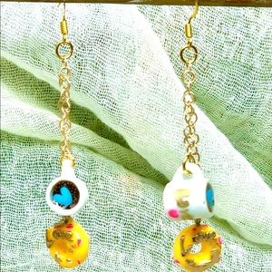 ☕️🍩Coffee Donut Earrings